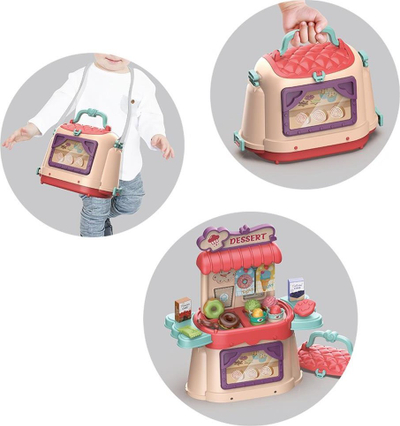 Set loje pastiçerie Vanyeh Dessert 3 në 1, 25 pjesë, 28.3x11.8x31.8 cm, shumëngjyrësh