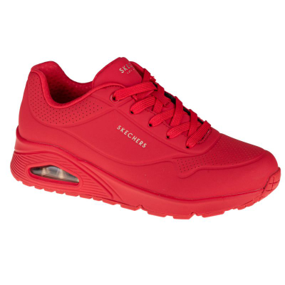 Atlete goca Skechers Uno Stand on Air W 73690, me Air Cooled Memory Foam, të kuqe
