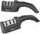 Mprehës thikash üçfazësh Three-Stage Kitchen Knife Sharpener, për thika dhe gërshërë, dorëz ergonomike, i zi