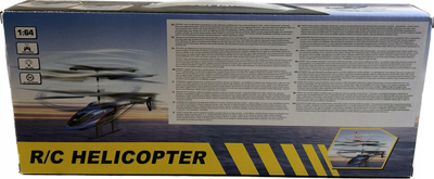 Helikopter lodër me telekomandë R/C, shkallë 1:64, me drita LED, blu
