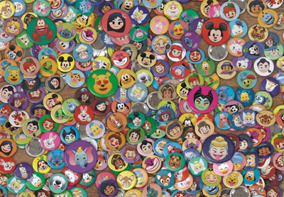 Puzzle Clementoni Disney Emoji Compact, 1000 pjesë, 70x50cm, shumëngjyrësh