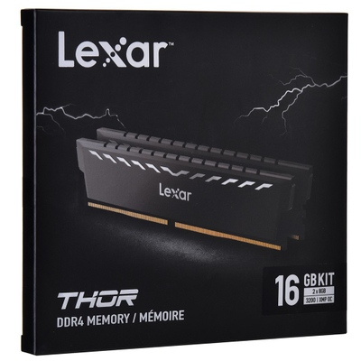Memorie RAM Lexar THOR, 16GB DDR4, 2x8GB, gri
