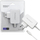 Adapter karikues Qoltec 51039, 65W, USB Type C, i bardhë