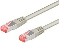 Kabllo rrjeti Goobay 95646, Cat6 S/FTP, 25 m, gri