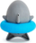 Лодка за бања Munchkin Sea Spinner, механички ротирачка, за бебиња 9+ месеци, сива и сина