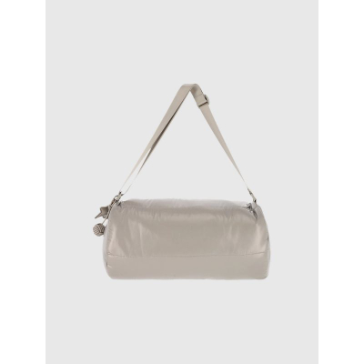 Çantë shpine 4F Barrel Bag 4FRSS25ASBGU087, për në qytet, me rrip që shtyhet, bezhë