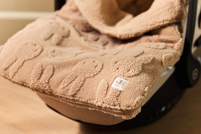 Footmuff per karroce/maxikoze, Miffy Jacquard Teddy - Biscuit