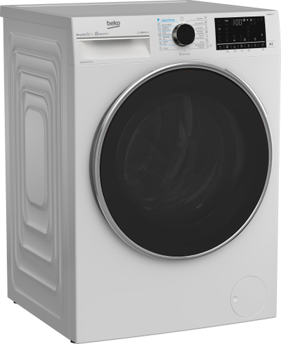 Lavatriçe‑tharëse Beko B5DFT59447W, me ngarkim përpara, e bardhë