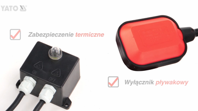 Pompë hekuri - YATO, me një mulli 750W (YT-85350)