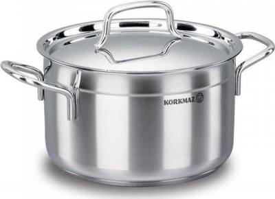 Tengania Korkmaz Alfa, 5.5L, çelik inox, ngjyrë argjendi