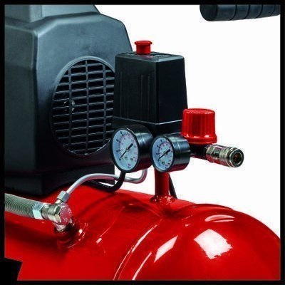 Kompresor ajri Einhell TC-AC 190/50/8, 1500W, depozitë 50L, i kuq e zi