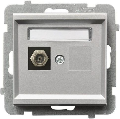 Prizë antene Ospel Sonata GPA-1RF/m/38, F-type single, argjend mat