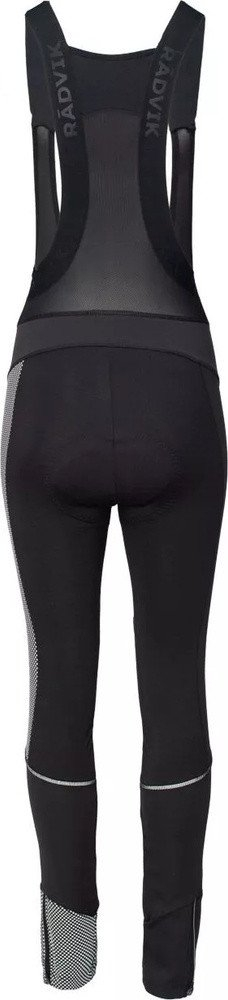 Pantallona çiklizmi Radvik Union BV Pants W, për femra, kundër erës, të zeza