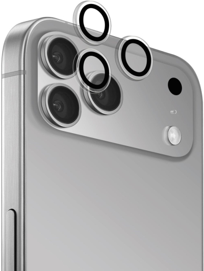 Mbrojtës xhami Puro për kamera, iPhone 17 Pro 17 Pro Max, xham i temperum transparent