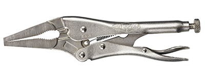 Kapëse bllokuese me hundë të gjatë Irwin Vise-Grip 100mm, çelik, argjend