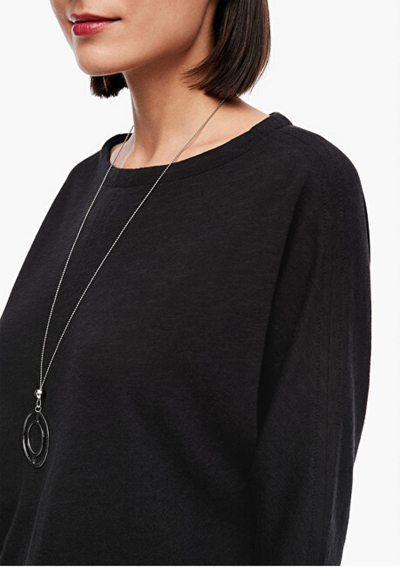 Bluzë S.Oliver Loose Fit, e zezë, 04.899.39.2757 .9999