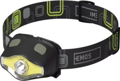 Dritë koke EMOS COB LED, 220 lm, 100 m, e zezë