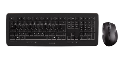 Set tastierë dhe maus CHERRY DW 5100, ergonomik, i zi