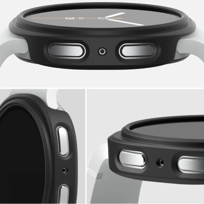 Mbulesë mbrojtëse Ringke Slim për Samsung Galaxy Watch8 44mm, me screen protector, e zezë matte
