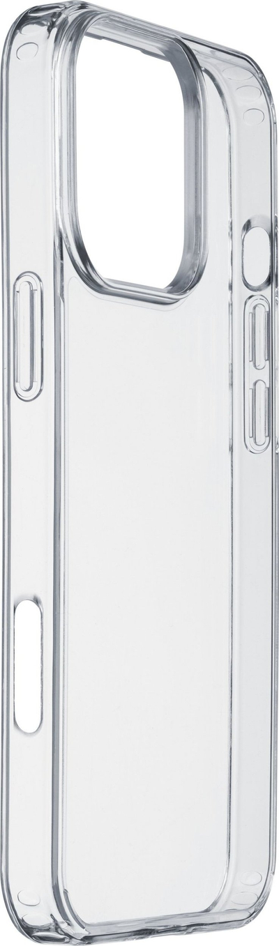 Kapak telefoni Cellularline Strong Case për Apple iPhone 16 Pro, kundër goditjeve, transparent