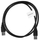 Kabllo Lanberg, USB-A / USB-A, 1 m, e zezë