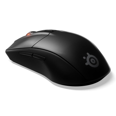 Maus gaming SteelSeries Rival 3 Gen 2 Wireless, 18.000 DPI, Bluetooth 2.4GHz, blu aqua