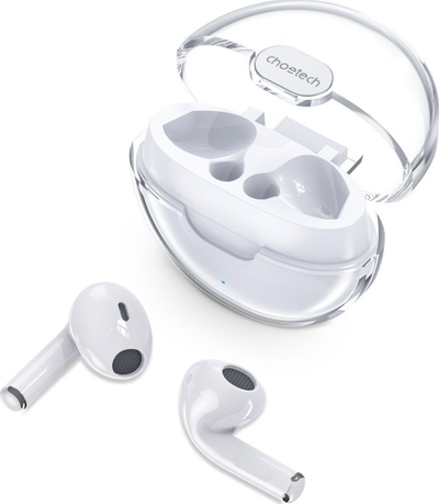 Kufje pa tela Choetech BH-T08, TWS, Bluetooth 5.1, të bardha