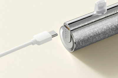 Надворешна батерија Вегер ЈUSB 5000 mAh Липстик Ц W0573S, USB Ц, сребрена боја