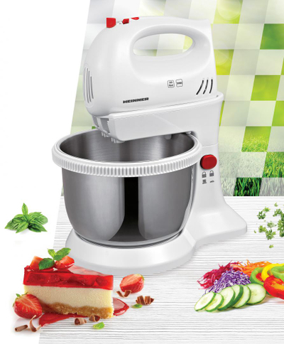 Mikser me enë Heinner HMBR-300W, 300W, 3.4L, i bardhë