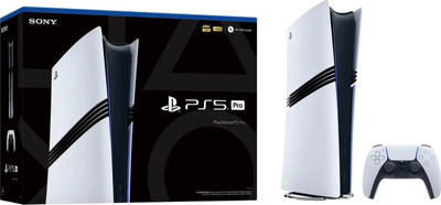 Konzol lojërash Sony PlayStation 5 Pro Digital, 2TB SSD, 4K, e bardhë