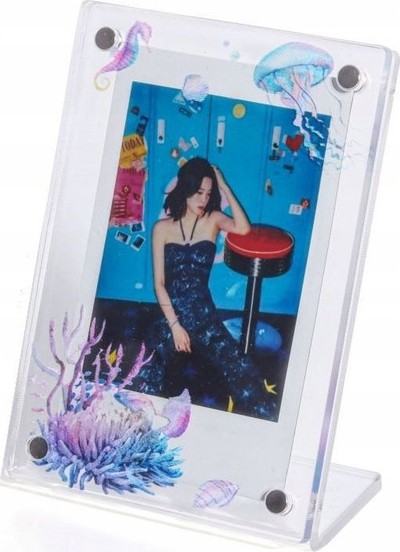Kornizë fotografish LoveInstant Underwater World, për Instax Mini dhe foto 2x3", transparente
