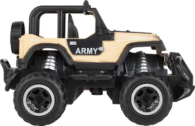 Makinë lodër me telekomandë Rebel Army Car, shkalla 1:43, rreze 10 m, jeshile ushtarake