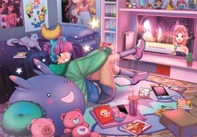 Puzzle Clementoni Game Lovers, 300 pjesë, për fëmijë dhe të rritur, shumëngjyrësh