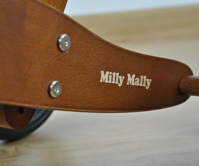 Biçikletë Milly Mally Jake 2në1 Natural, e kaftë