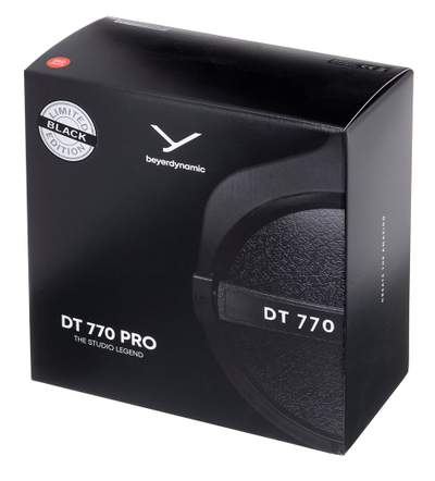 Kufje Beyerdynamic DT 770 PRO 250 OHM, me kabllo, të zeza