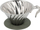 Dripper kafeje Hario V60 Outdoor Metal 02, madhësia 02, metal, ngjyrë argjendi