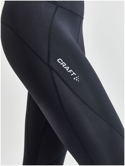 Спортски легинси Craft Adv Essence High Waist, за жени, црни