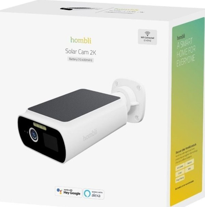 Kamerë sigurie Hombli Smart Solar Camera, Wi‑Fi, me panel dielli, për jashtë