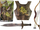 Set lodër kalorësi Leantoys Knight Armor, hark dhe shpatë, për kalamaj
