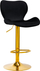Stol bar QS-B15, velvet, i zi