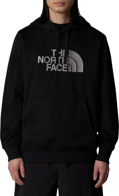 Bluzë me kapuç The North Face Drew Peak Pullover Hoodie M NF0A89EMJK31, pambuk, e zezë