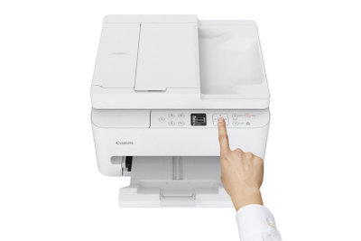 Мултифункционален печатач Canon PIXMA TS7550i, Wi-Fi, ADF, бел