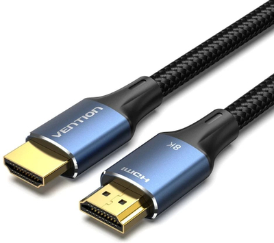 Kabllo HDMI Vention me fije pambuku, 8K, 5m, blu