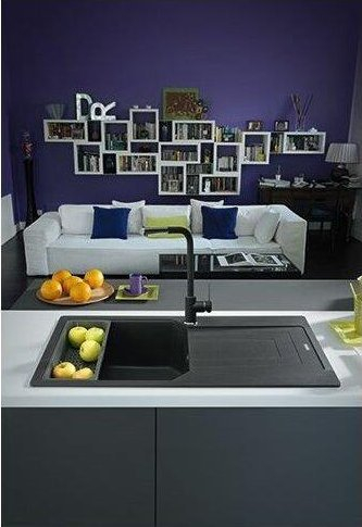Lavaman kuzhine Franke Urban UBG 611-78 XL, granit, i zi Onyx