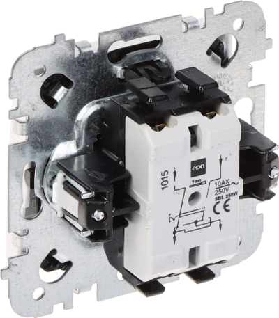 Прекинувач меѓупрекинувач Elektro-Plast Santra 4115-10 EPN, 250V, 10A, бел