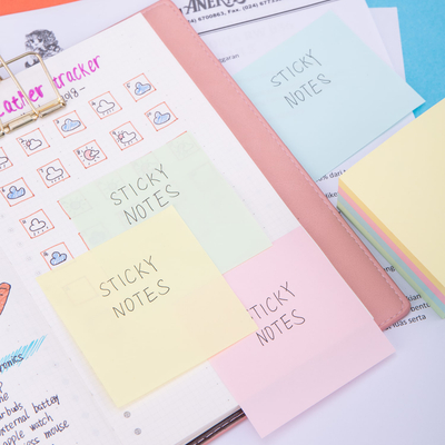Postit DELI 76x76 400fl pastel mix a01703 1/12