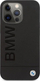 Kuti telefoni BMW Leather Hot Stamp MagSafe për iPhone 14 Pro, lëkurë natyrale, me MagSafe, e zezë