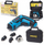 Vidë elektrike pa kabllo WMC Tools, 4V 1500mAh, 36 copë bita, portokalli