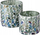 Mbajtëse qiriri Boltze Home, set me 2 copë, xham 10 x 10 x 8 cm, transparente