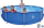 Pishinë me kornizë Enero Oval Sirocco Blue, 360x76cm, me pompë filtri, blu